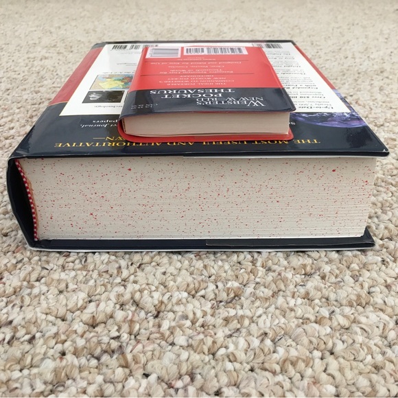 Webster Dictionary & Pocket Thesaurus Set - Picture 5 of 7
